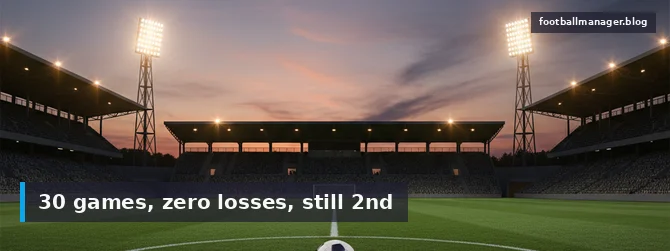 Season Finale: Zero Losses, Still 2nd